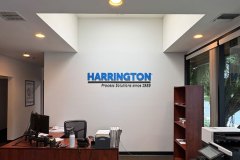 Harrington Industrial Plastics Office Lobby Dimensional Letters, Oxnard, CA