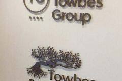 The Towbes Group Office Lobby Sign Santa Barbara CA