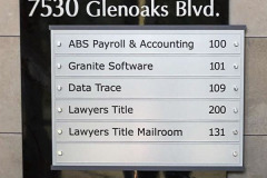 7530 Glenoaks Blvd Office Sign, Burbank, CA