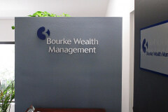 Bourke Wealth Management Office Sign
