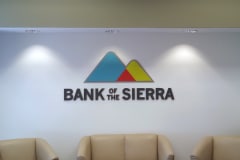 Bank of Sierra Interior Office Sign in Ventura