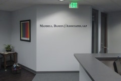 Mandell Damon and Associates LLP Office Sign