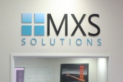MXS Solutions Dimensional Letter Indoor Office Sign