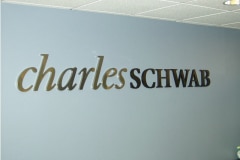 Charles Schwab Interior Office Sign
