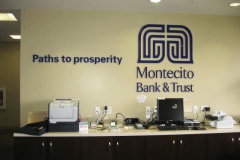 Montecito Bank & Trust Interior Office Sign