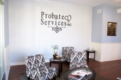 Probate Services Oxnard Interior Office Sign