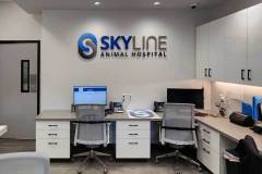 Skyline Animal Hospital Sign, Thousand Oaks, CA