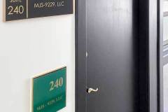 MJS 9229 LLC, 116 North Artsakh Ave. Office Suite Property Management Sign, Glendale, CA