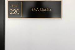 ZAA Studio, 116 North Artsakh Ave. Office Suite Property Management Sign, Glendale, CA