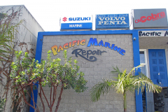 Pacific Marine Repair Dimensional Letter Sign