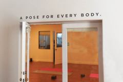 Peak Power Yoga & Wellness Vinyl Lettering Sign, Ojai, CA