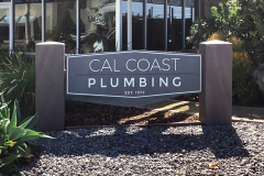 Cal Coast Post and Panel Custom Monument Sign, Camarillo, CA