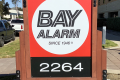 Bay Alarm Post and Panel Monument Sign, Ventura, CA