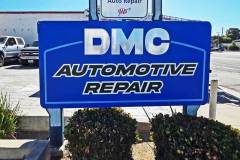 DMC Automotive Post and Panel Monument Sign, Ventura, CA