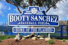 Fillmore Unified School District Booty Sanchez Baseball Field Post and Panel Monument Sign, Fillmore, CA