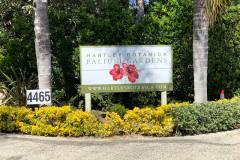 Hartley Botanica Paliuli Gardens Post and Panel Monument Sign, Somis, CA