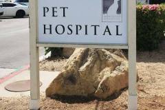 Montecito Pet Hospital Post and Panel Monument Sign, Montecito, CA