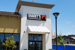 Sharky's Woodfired Mexican Grill Channel Letter Sign, Goleta, CA