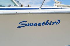 Sweetbird Boat Signage, Ventura, CA