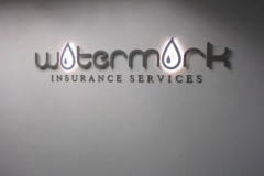 Watermark Insurance Services Interior Illuminated Office Sign