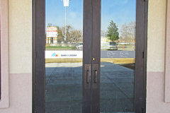 Bank of the Sierra Custom Graphic Door Sign