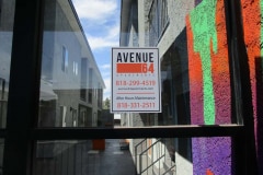 Avenue 64 Apartments Custom Graphic Window Sign, Highland Park, CA