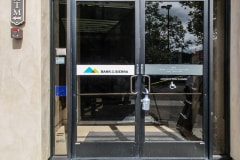 Bank of the Sierra Custom Graphic Door Sign in Lompoc, CA