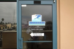 Coastal Orthodonic Care Custom Graphic Door Sign