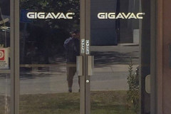 Gigavac Custom Graphic Door Sign in Carpinteria, CA