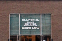 California Electric Supply Custom Graphic Window Sign