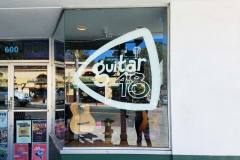 Guitar 48 Custom Graphic Window Sign, Ventura CA