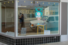 Studio 8 Fitness Custom Graphic Window Sign  in Ventura, CA