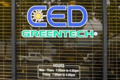 CED Greentech Custom Graphic Office Door Sign