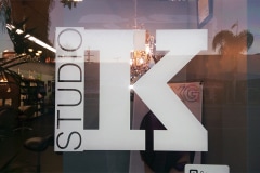 Studio K Custom Graphic Window Sign