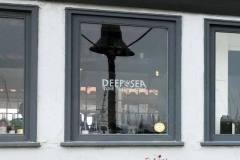 Deep Sea Wine Tasting Room Custom Window Graphic Sign, Ventura, CA