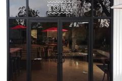 Topa Topa Brewery Custom Window Graphic Sign in Ventura, CA