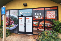 Custom Window Graphics Urbane Cafe Goleta CA
