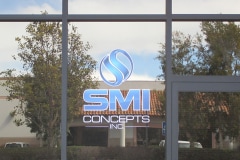 SMI Glass Door Custom Graphic Sign