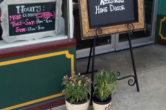 Hey Beautiful Boutique Custom Graphic Chalkboard Sign