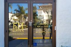 F&M Bank Custom Window Graphic Sign in Santa Barbara, CA