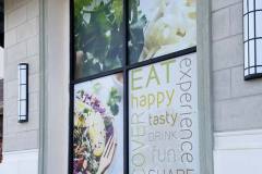 Oakwood Communities Salads Custom Window Graphics in Oxnard, CA