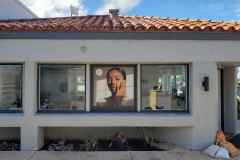 Frenchies Nail Salon WIndow Business Sign by Dave's Signs.