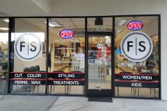 Fantastic Sams Window Graphic Signs, Goleta, CA