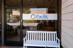 Pacific Practice Management Window Graphic Signs - Front, Ventura, CA