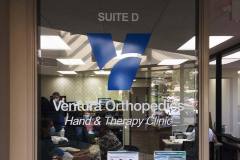 Ventura Orthopedics Window Office Sign,  Ventura, CA