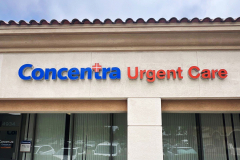 Concentra Urgent Care channel letter sign in Camarillo, California