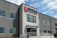 Channel letter sign for Titan Frozen Fruit in Santa Maria, CA, designed to boost visibility and give their facility a clean, professional look.
