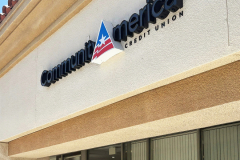 Community America Credit Union exterior channel letter signage