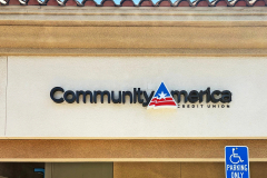 Community America Credit Union dimensional channel letters