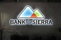 Bank of the Sierra Channel Letter Sign.